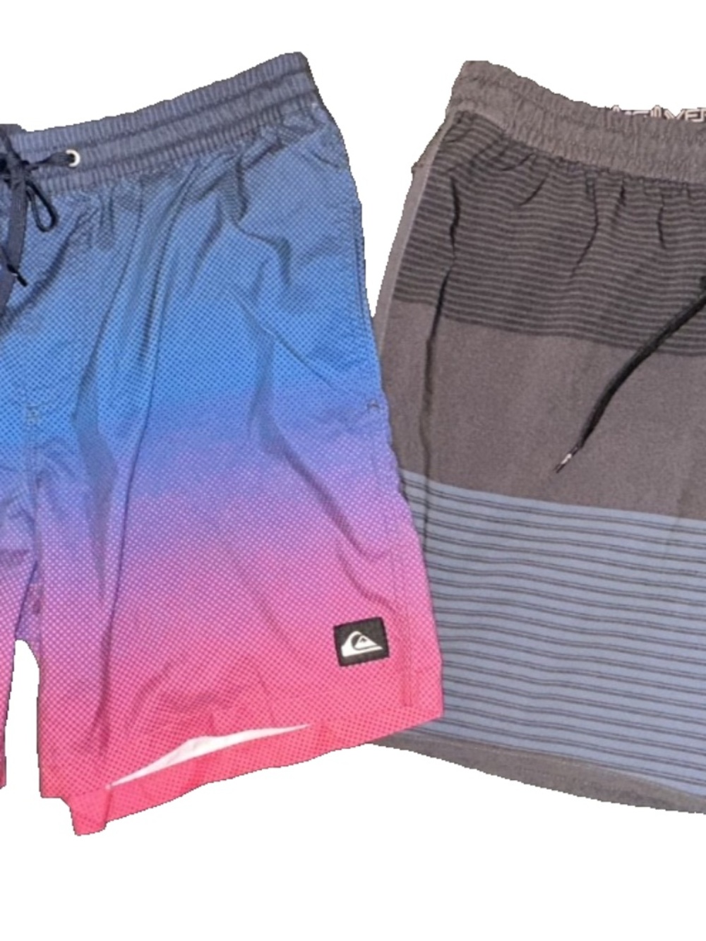 2 X Quiksilver Men's Surfsilk Tijuana 17” Volley Swim Trunk Boardshort Medium